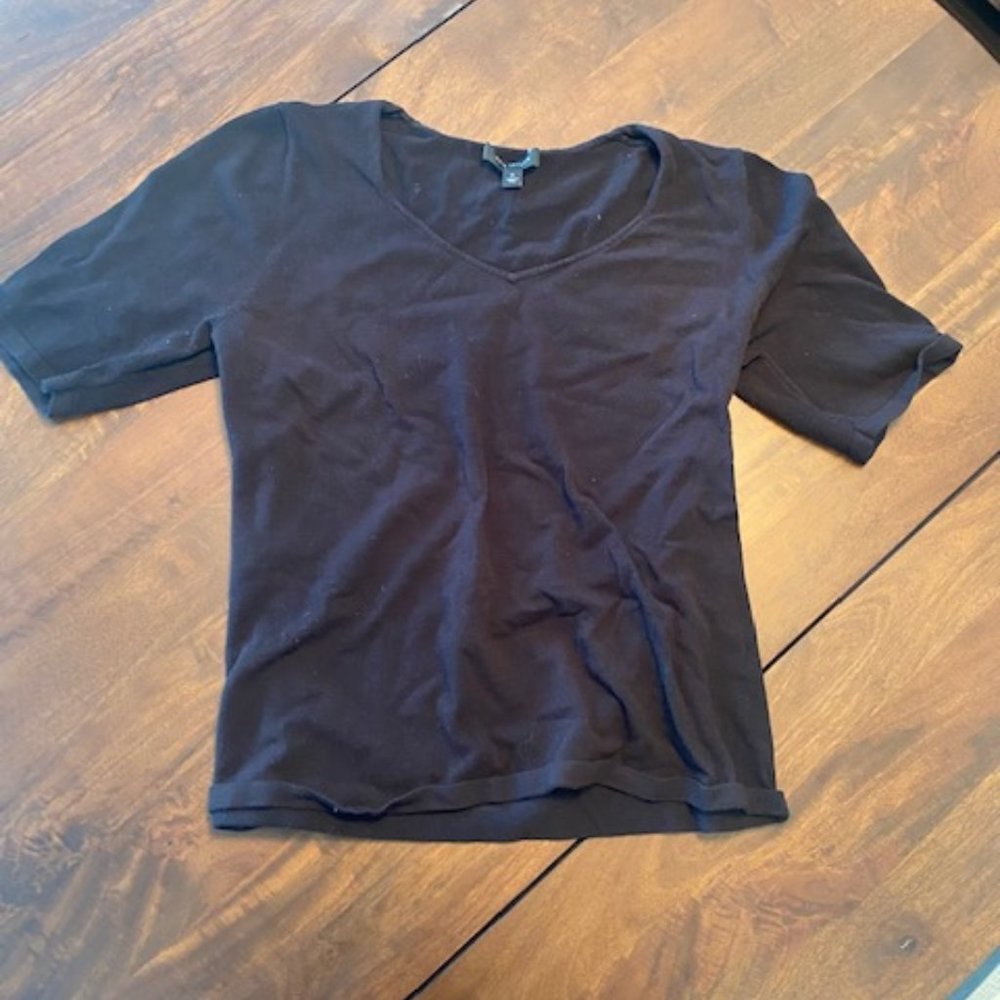Ann Taylor Black Sweater Short